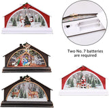 Decoratiune de Craciun, Casuta , LED, 15.5 cm