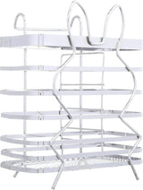 Suport tacamuri inox , model Iepuras , 18x15x8 cm