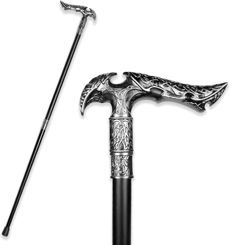Baston decorativ cu Sabie interioara,93 cm, lama 30 cm