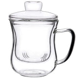 Cana cu Capac si Infuzor pentru Ceai, Sticla Termorezistenta