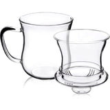 Cana cu Capac si Infuzor pentru Ceai, Sticla Termorezistenta