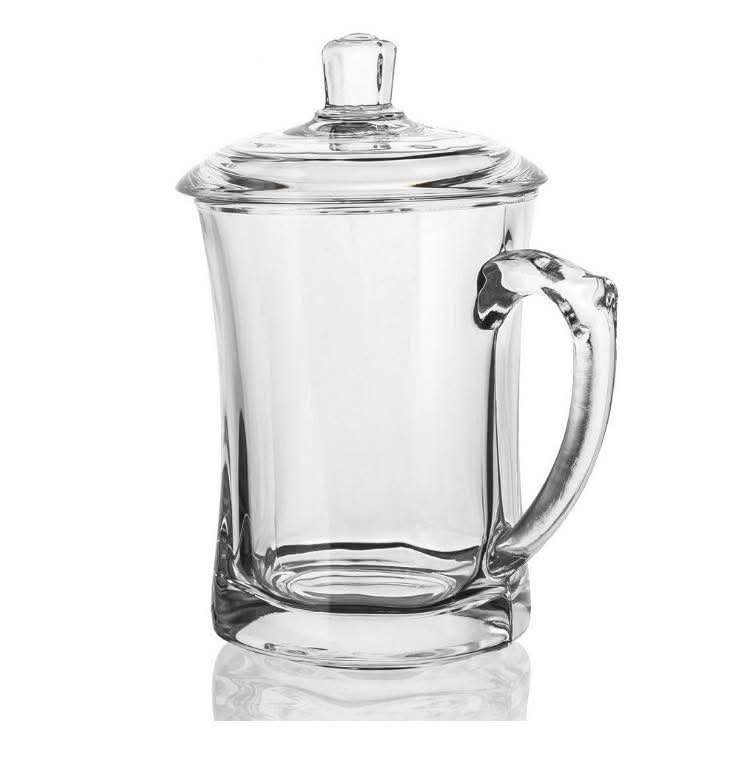 Cana de sticla cu capac, 360 ml