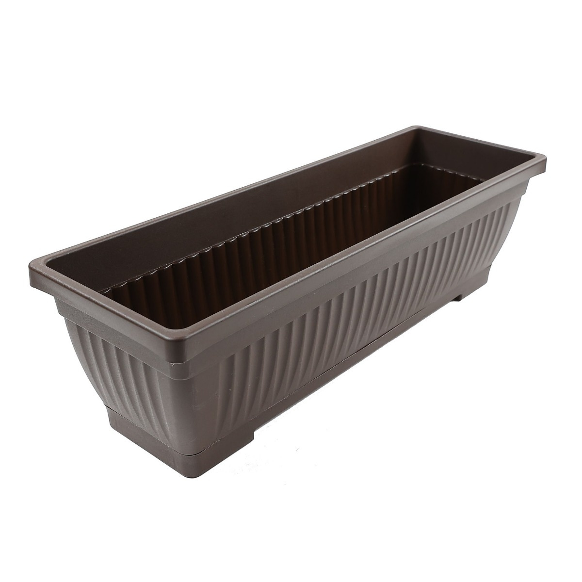 Jardiniera Infinitty cu farfurie, 40 x 17 x 16 cm