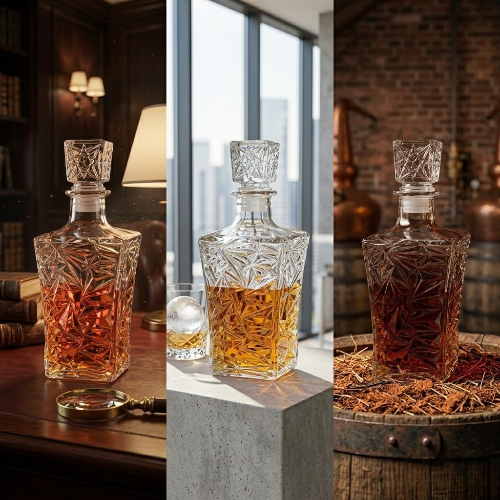 Decantor Sticla Whiskey , 1 Litru