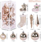 Set 21 de Ornamente Brad , Diverse Forme si Dimensiuni, Plastic