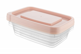 Set 3 cutii alimente Fresh , plastic ,1360 ml