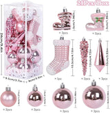 Set 21 de Ornamente Brad , Diverse Forme si Dimensiuni, Plastic