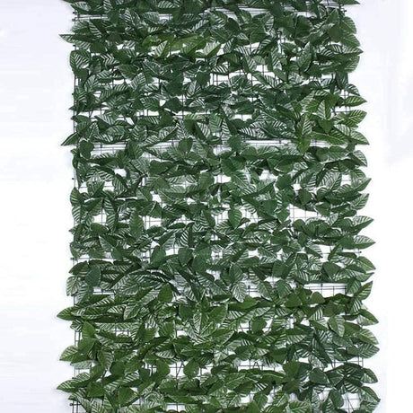 Plasa imitatie gard viu cu prindere, 300x100 cm, Verde