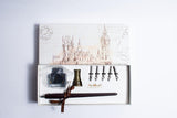 Set Pana de scris Calligraphy pen set – 8 piese