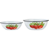 Bol/Castron Emailat cu decor , 0.6/1.5/2.5 Litri