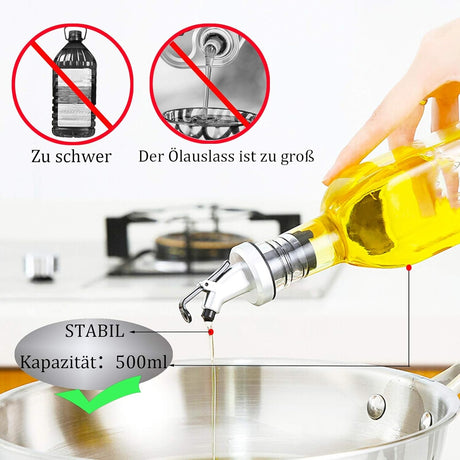 Set 2 Sticle Dispenser pentru Ulei / Otet,500 ml