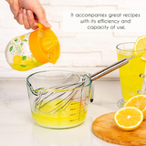 Storcator de citrice, sticla + plastic , 425 ml