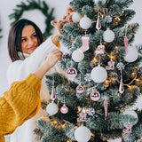 Set 21 de Ornamente Brad , Diverse Forme si Dimensiuni, Plastic