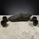 Set Bauturi Gheata Fotbal 500 ml, cu 4 Pahare 50 ml, ceramica