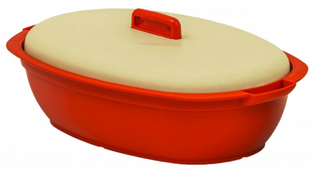 Castron/Bol salata cu Capac , oval/rotund , plastic