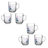 Set 6 cani sticla , diverse modele , 246 ml