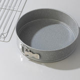 Tava de copt detasabila, Metal , 24cm, gri marmotat