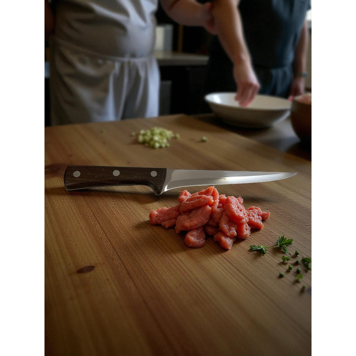 Cutit Macelarie, Maner Lemn,Lama Otel