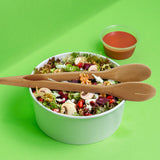Cleste multifunctional pentru salata si prajituri, bambus , 30 cm