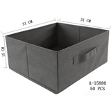 Cutie pentru depozitare, Material textil si Carton , fara capac