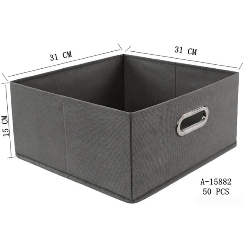 Cutie pentru depozitare, Material textil si Carton , fara capac