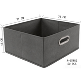 Cutie pentru depozitare, Material textil si Carton , fara capac