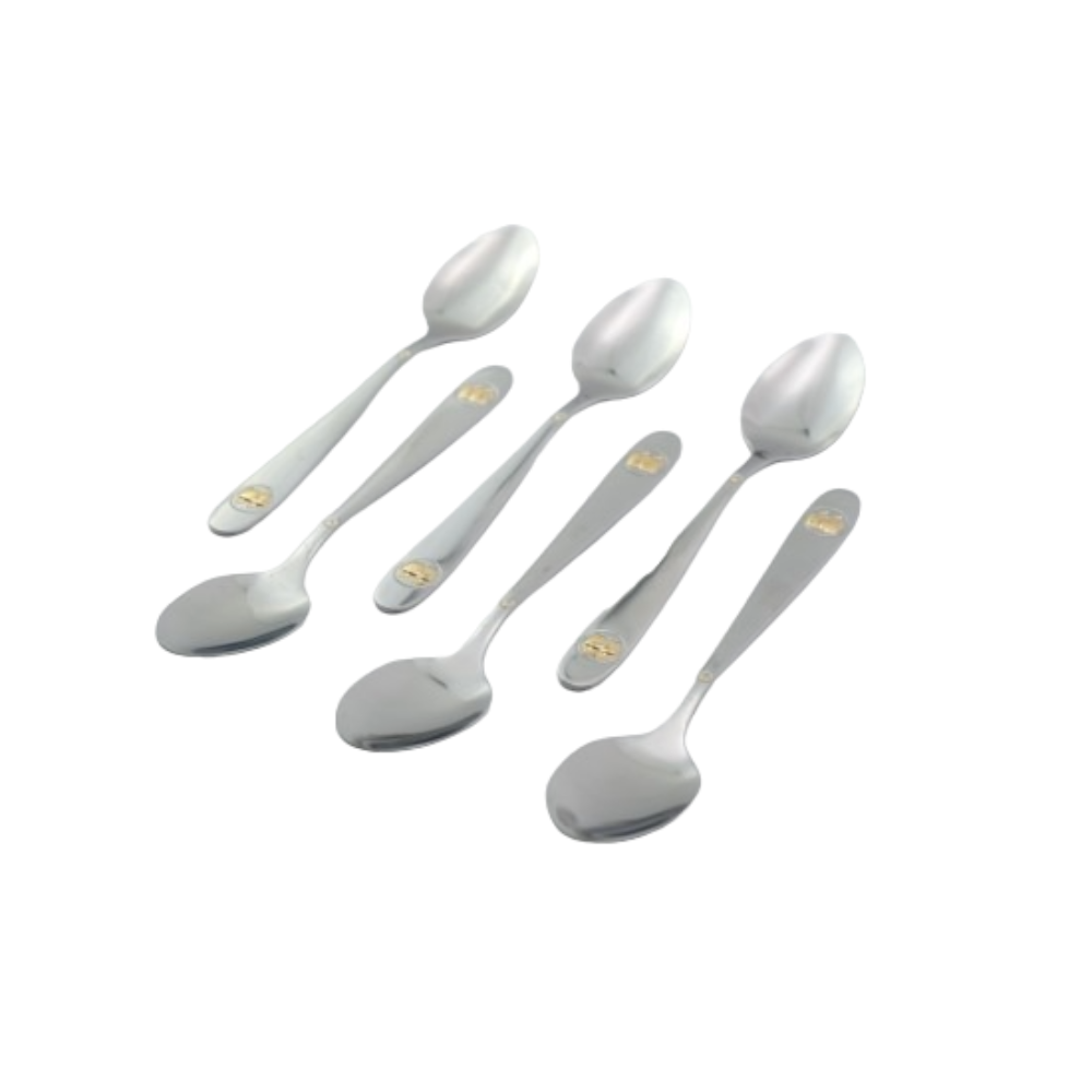 Set 6 lingurite pentru cafea, ceai, desert, inox