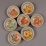 Castron Ceramica , pictat manual , 16*7 cm,800 ml