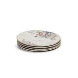 Set Tort, 8 piese, Ceramica, Model floral