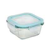 Caserola din Sticla cu Capac din Plastic,inchidere etans