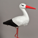 Barza decor din plastic si fier
