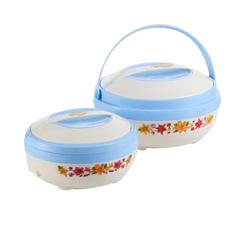 Set 2 Caserole Termice cu interior din inox , 2.5 si 5 Litri
