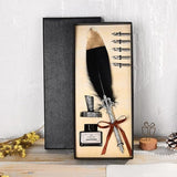 Set Pana de scris Vintage „Enjoy Your Life – 8 piese