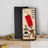 Set Pana de scris Vintage „Enjoy Your Life – 8 piese
