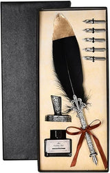 Set Pana de scris Vintage „Enjoy Your Life – 8 piese