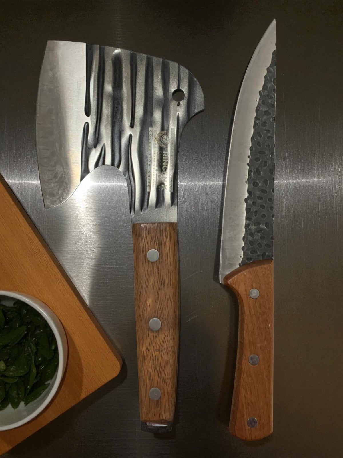 Set 2 Piese Macelarie,Cutit Macelarie Universal 30 cm si Satar Universal 25 cm