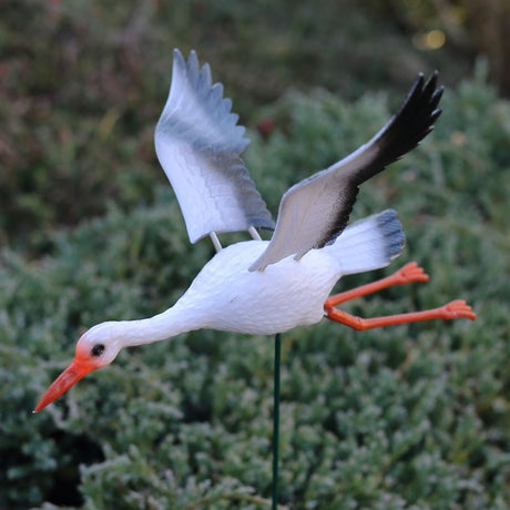 Decorațiune de gradina -Barza/ Flamingo