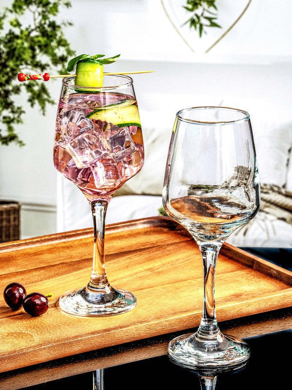 Set Decantor 1600 ml + 6 pahare cu picior 380 ml , sticla