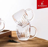 Set 6 cani, Sticla Transparenta,Blinkmax, 180ML