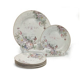 Set Tort, 8 piese, Ceramica, Model floral