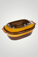 Vas roman din ceramica, glazurat , 5Litri, 41x27x13 cm