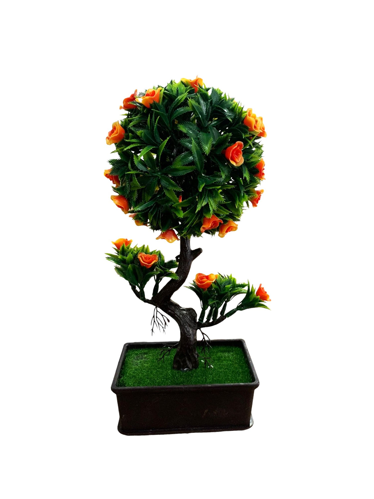 Bonsai artificial cu flori, Trandafiri, 27x12 cm