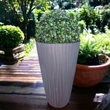 Set Minge din iarba Buxus + Ghiveci decor