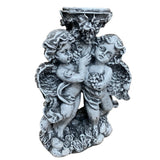 Decoratiune Ingeri cu Suport pentru Ghiveci cu Flori, Ceramica, 31 cm