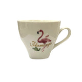 Set 4 cani Ceramica, model Flamingo , 200 ml