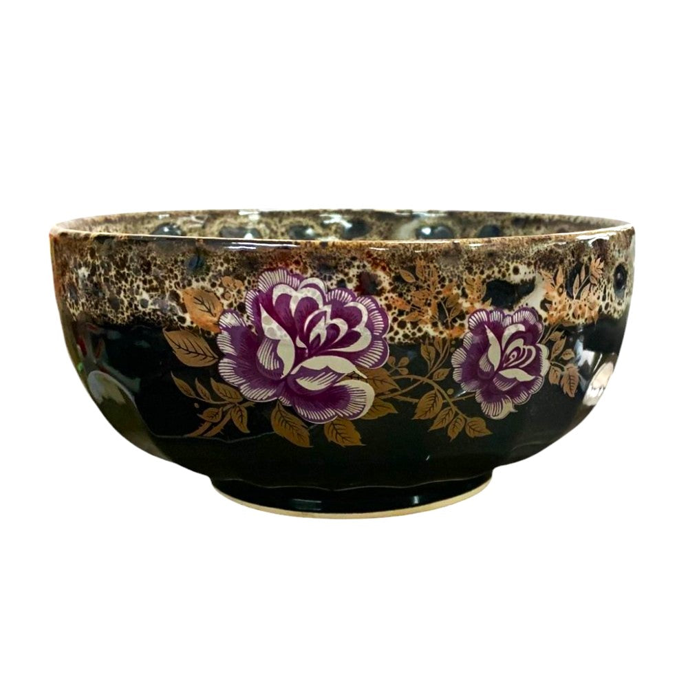 Castron/Bol ceramica Maro Floral , 16 cm , 900 ml