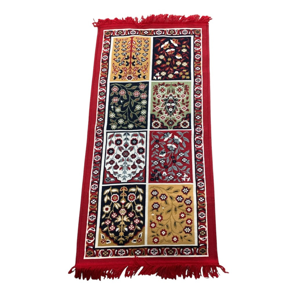 Covor floral, cu doua fete, dimensiunea 60x120cm , bumbac