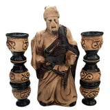 Set  bautura Model Haiduc,500 ml cu 6 pahare 100 ml , Ceramica