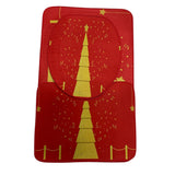 Set 3 covorase baie , antiderapante, Model Craciun