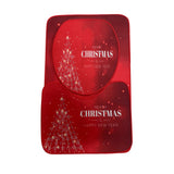 Set 3 covorase baie , antiderapante, Model Craciun